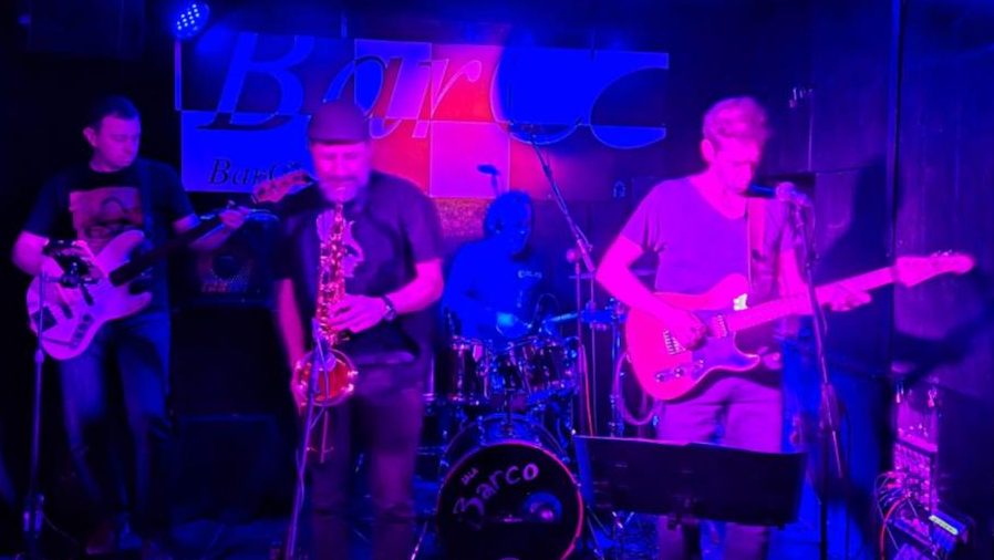 Mad jazz band en concierto